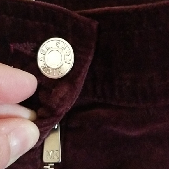 Michael Kors Straight Velour Pants - Picture 11 of 13